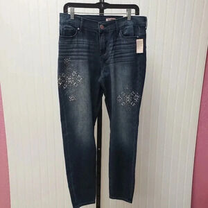 Juicy Couture Embellished Mid-Rise Skinny Jean